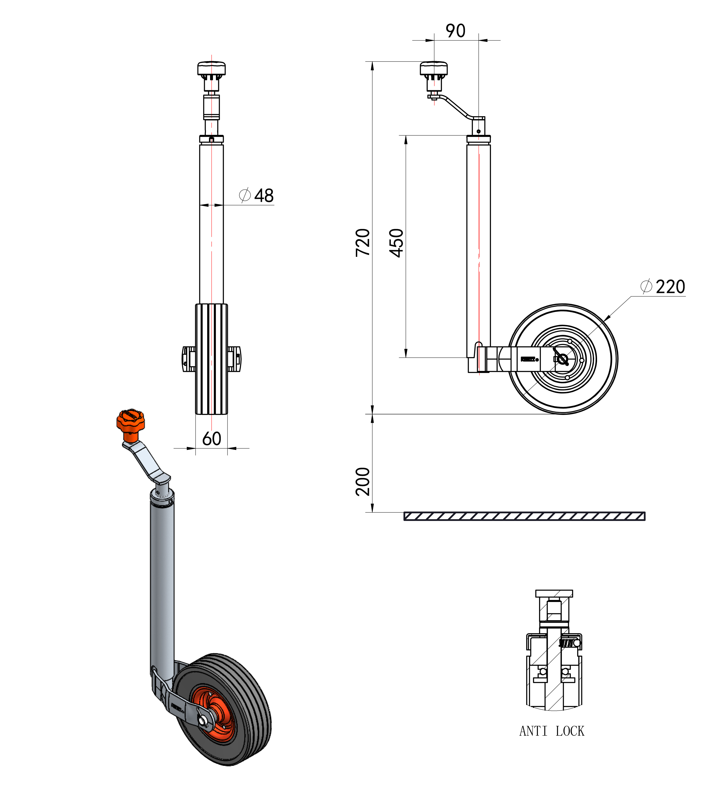 The Ultimate Caravan Jockey Wheel Kartt Trailer Parts Shop