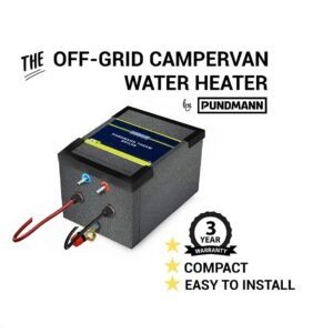 Off Grid Campervan Water Heater by Pundmann - 3 Litre Twin Rod 12V 180W + 230V 250W copy