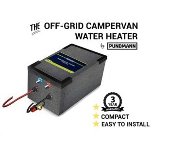 Off Grid Campervan Water Heater by Pundmann – 6 Litre Twin Rod 12V 200W + 230V 500W copy