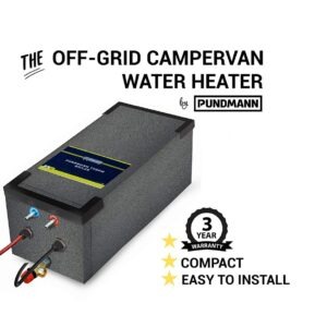 Off Grid Campervan Water Heater by Pundmann – 10 Litre Twin Rod 24V